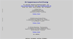 Desktop Screenshot of krippenausstellung.rhoenseite.de