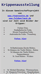 Mobile Screenshot of krippenausstellung.rhoenseite.de